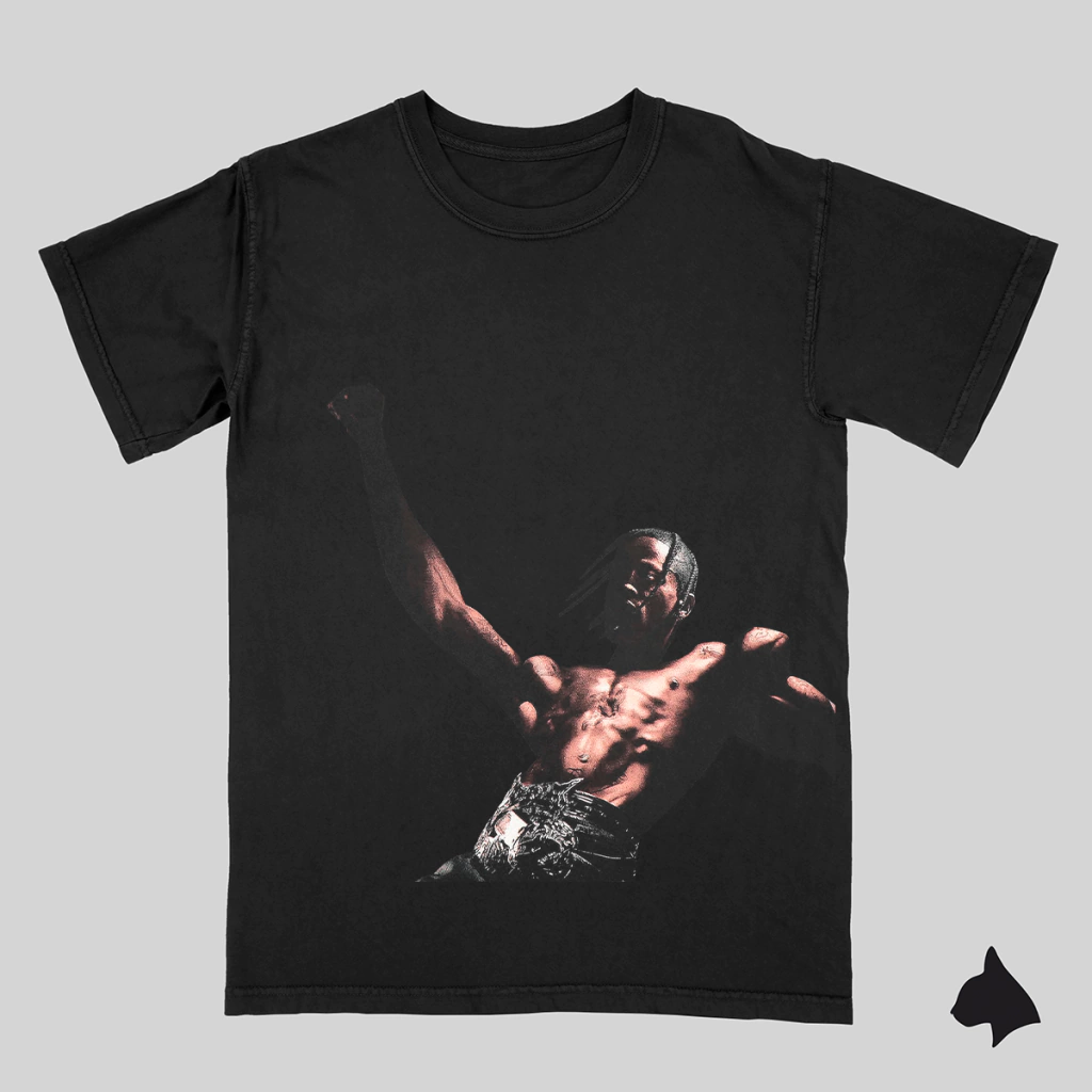 Remera de Algodon DTG - Utopia Tracklist (Travis Scott)