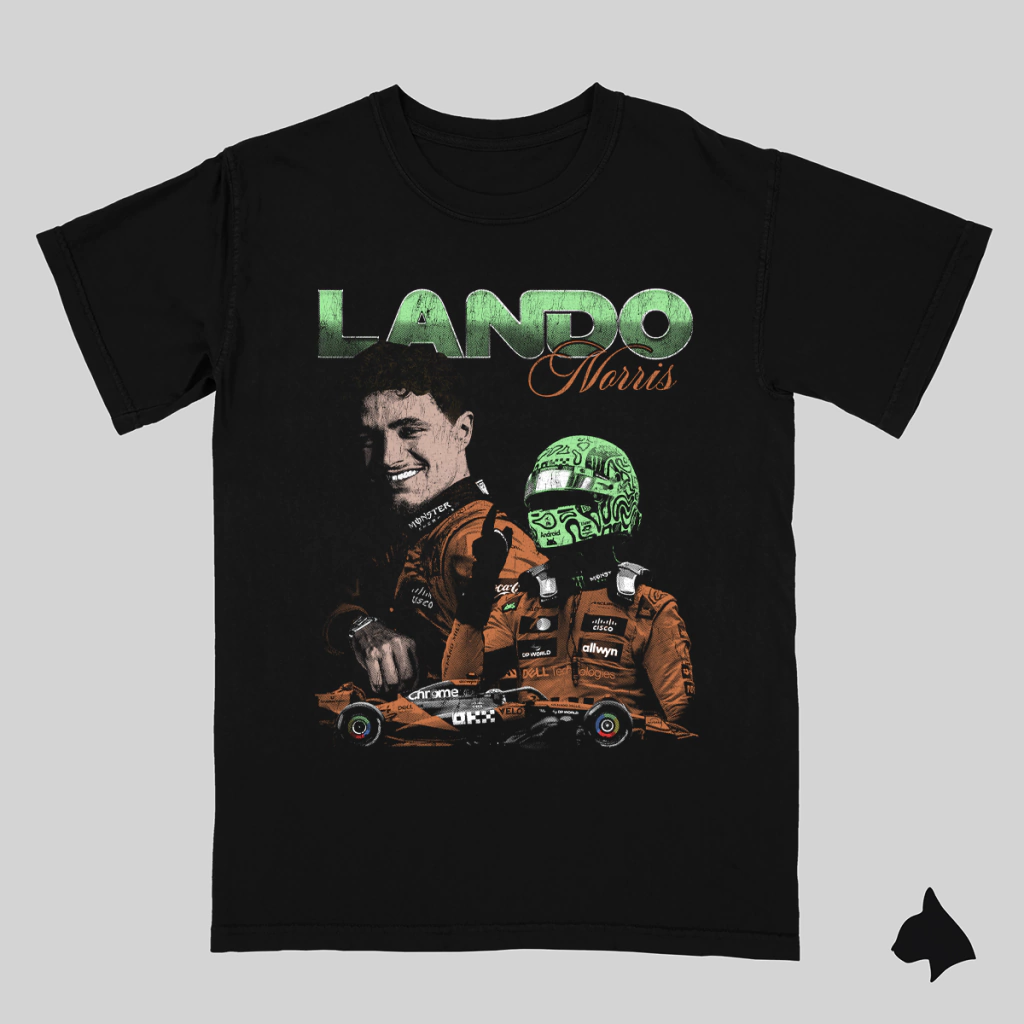 Remera de Algodon DTG - Lando Norris McLaren