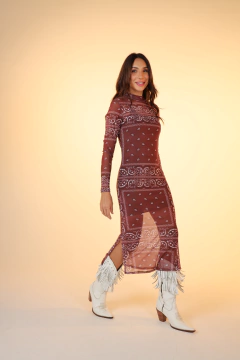 VESTIDO NICOLE | TULE BROWNIE - damaria