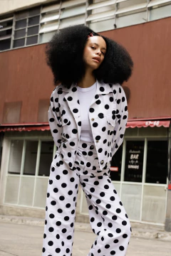 JAQUETA LUCY | BLACK DOTS - damaria