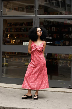 SLIPDRESS BEATRIZ | RED DOTS