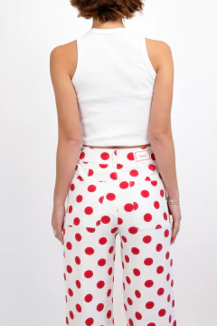 PANTALONA OLGA | RED DOTS - damaria