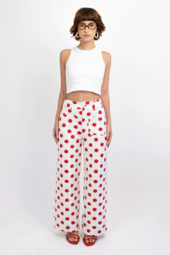 PANTALONA OLGA | RED DOTS - loja online