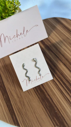 Brinco de ear cuff cobra - Michele Joias | Joias em prata 925