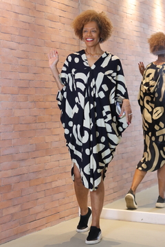 Vestido Capuz Midi - loja online