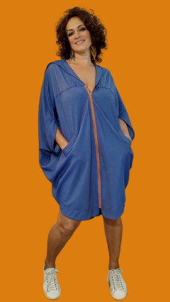 Vestido Capuz Liso - loja online