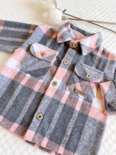 Camisaco de paño escocés-Art.6092 - tienda online