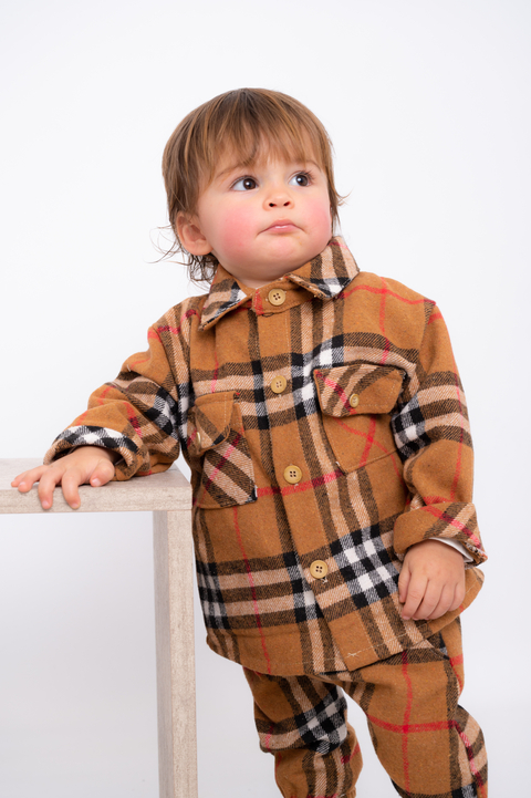 Camisaco de paño escocés-Art.6092-1