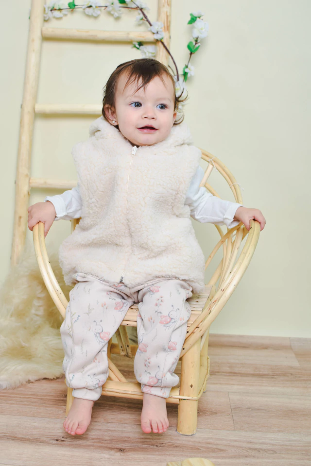 Chaleco de corderillo sherpa Cocomiel Bebes