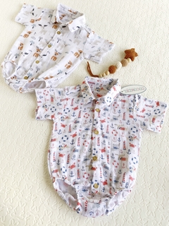 Body chomba en gasa-Art.800-1 - COCOMIEL BEBES