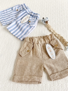 Short de lino-Art.C42-1 - COCOMIEL BEBES
