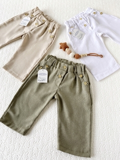 Pantalón de lino-Art.C109 - tienda online
