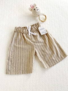 Pantalón pescador de lino-Art.C87 - COCOMIEL BEBES