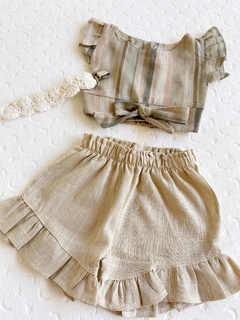 Conjunto de lino-Art.1959-1 - tienda online