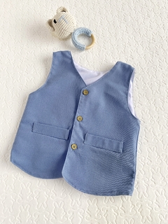 Chaleco de lino-Art.6061 - COCOMIEL BEBES