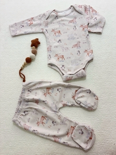 Conjunto de algodón-Art.1102-1 - COCOMIEL BEBES