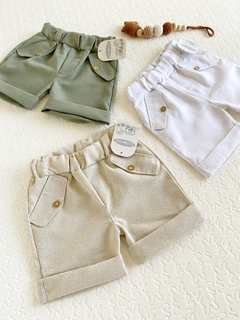 Short de lino-Art.C42 - comprar online