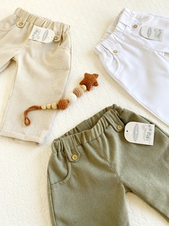 Pantalón de lino-Art.C80-2 - tienda online