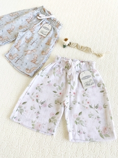 Pantalón pescador de gasa-Art.C107 - comprar online