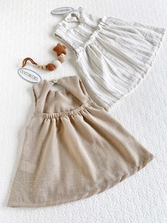 Vestido de lino-Art.1936-1 - tienda online