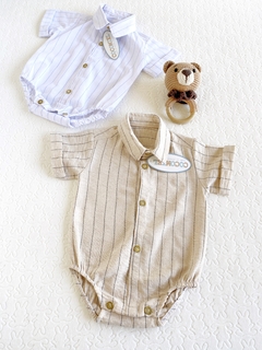 Body de lino-Art.822-1 - COCOMIEL BEBES