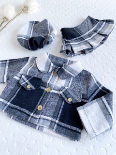 Conjunto de paño escocés-Art.323-1 - tienda online