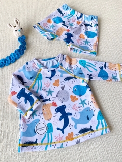 Conjunto malla UV de lycra estampada-Art.6017