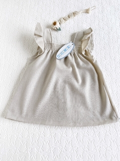 Vestido de lino-Art.1940-2 - tienda online