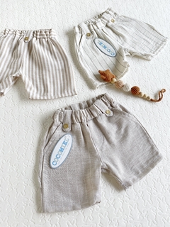 Short de lino-Art.C44-1 - COCOMIEL BEBES