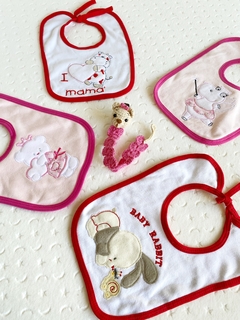 Pack*2 baberos con abrojo-Art.ACC52 - COCOMIEL BEBES