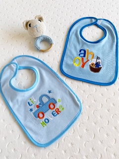 Pack*2 baberos con abrojo-Art.ACC52