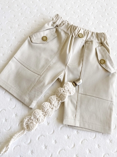 Bermuda de gabardina-Art.C66 - COCOMIEL BEBES