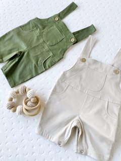 Jardinero de gabardina-Art.732-1 - COCOMIEL BEBES