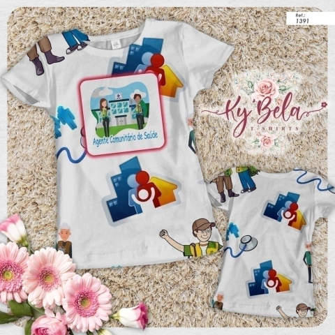 camiseta tshirt Agente Comunitário de Saúde