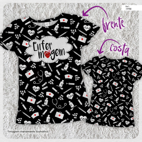 camiseta tshirt enfermagem