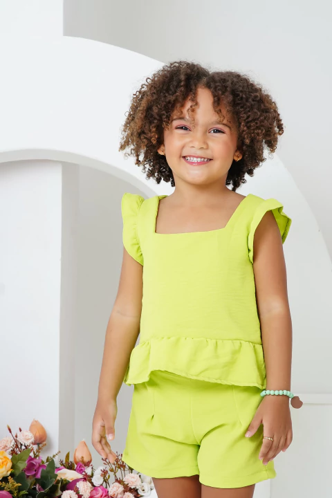 Conjunto Zara Color - Verde Neon - comprar online
