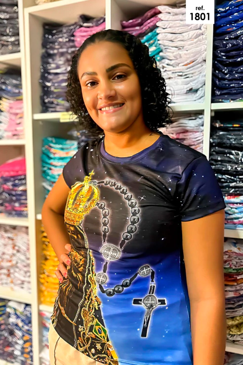 1801 - Nossa Senhora Aparecida / Terço PRONTA ENTREGA - comprar online