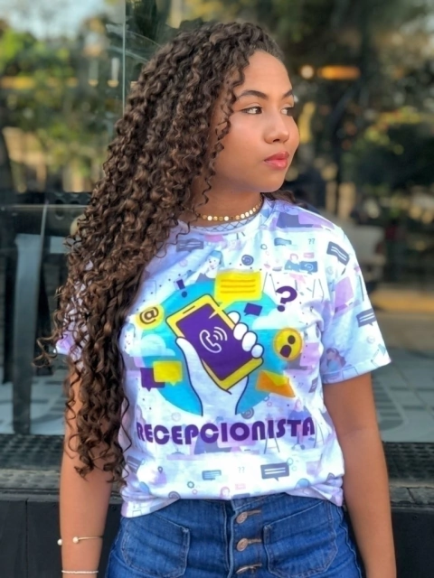 Camiseta Tshirts Recepcionista