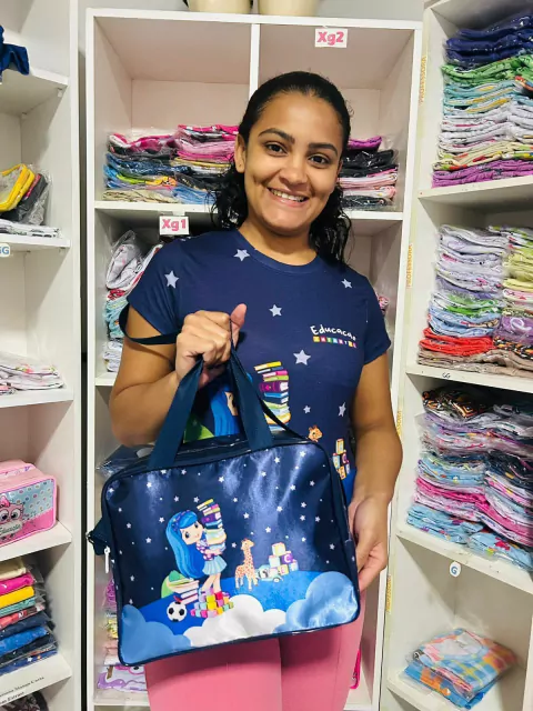 3457- Bolsa Grande 22x12x27cm - PRONTA ENTREGA