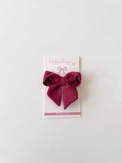 Laço Sara linho M - Lili Bowtique