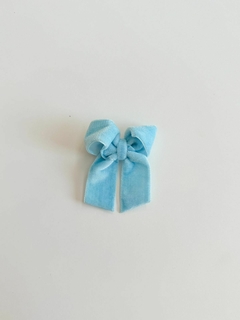 Laço Bella de veludo P - Lili Bowtique