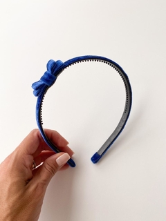 Tiara Veludo Laço Chanel - Lili Bowtique