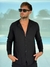 Imagen de Camisa de LINO MAO NEGRA
