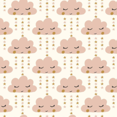 Tecido tricoline 100% algodão Chuva de Estrela Rose Brilha Estrelinha