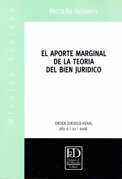 El aporte marginal de la teoría del bien jurídico.