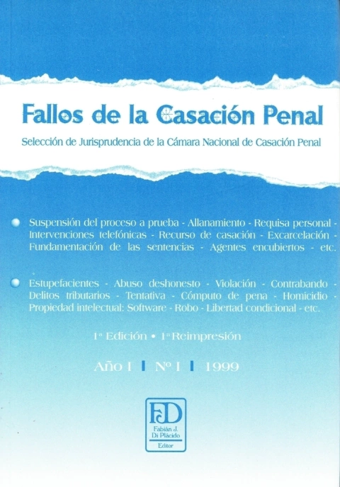 Fallos de la Casación Penal N° 1.