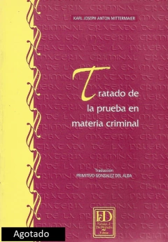 Tratado de la prueba en materia criminal.