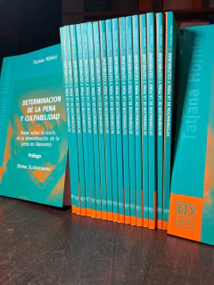 Determinación de la pena y culpabilidad. Notas sobre la teoría de la determinación de la pena en Alemania. - Fabián J. Di Plácido | Editor