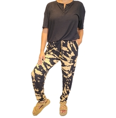 Conjunto Morley Vizcosa Babucha Estampada y Remera En Talles Especiales - comprar online