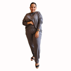 BABUCHA DE MODAL GAMUZADO TALLES GRANDES - comprar online